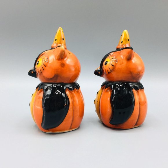 johanna Parker Design Halloween Owl Dolomite Salt & Pepper Shakers - Picture 6 of 9
